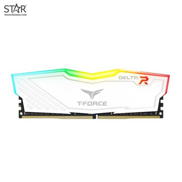 Ram DDR4 TeamGroup 32G/3200 T-Force Delta RGB (1x 32GB) (TF4D432G3200HC16C01) (Trắng) Ram DDR4 TeamGroup 32G/3200 T-Force Delta RGB (1x 32GB) (TF4D432G3200HC16C01) (Trắng)