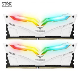 Ram DDR4 Team 16G/3000 T-FORCE Night Hawk RGB (2x 8GB) (Trắng)