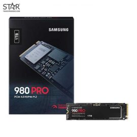 Ổ cứng SSD 1TB Samsung 980 Pro NVMe PCIe Gen 4.0 x4 V-NAND M.2 2280 (MZ-V8P1T0BW)
