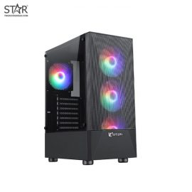 Thùng máy Case Jetek Game – R3 Black (Tặng 3 Fan RGB)