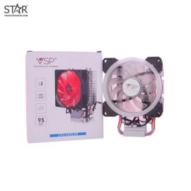 Tản Nhiệt CPU VSP CT-2U 9cm Led RGB