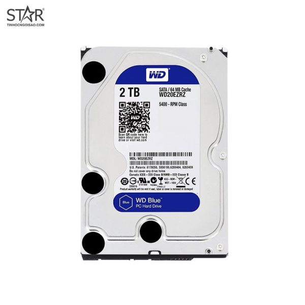 Ổ cứng HDD Western 2TB Blue Chính Hãng (WD20EZ) Ổ cứng HDD Western 2TB Blue Chính Hãng (WD20EZ)