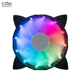 Fan Case 12cm Led RGB (33 bóng) quạt trắng sữa