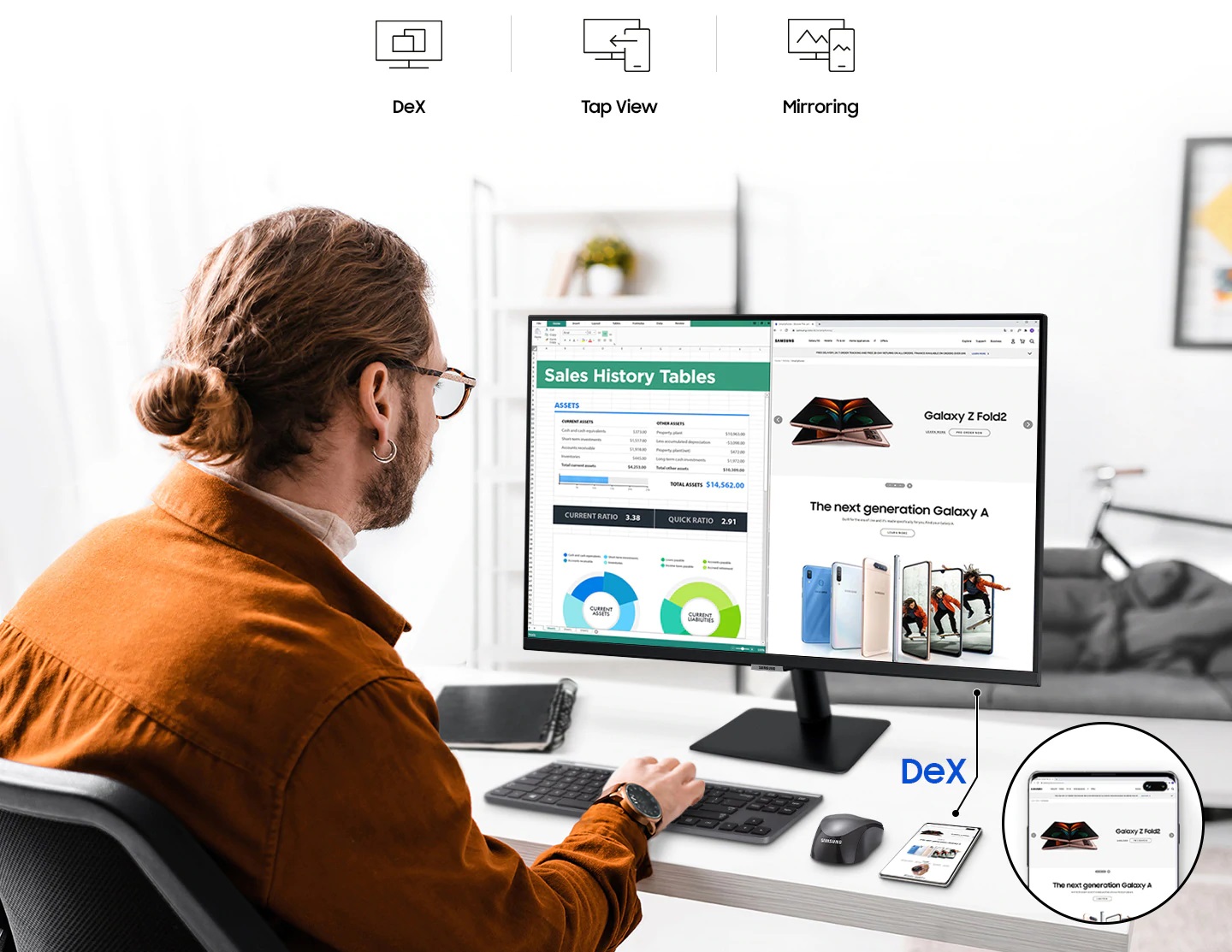 41868_ls32am700uexxvbvh1 Màn hình thông minh Samsung LS32AM700UEXXV 31.5Inch 4K (Smart monitor)