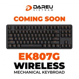 Bàn Phím Cơ Dare-U EK810 Glorious Led Gaming Blue Switch (Đen)