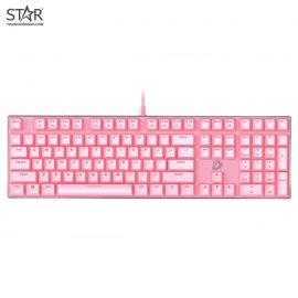 Bàn Phím Cơ Dare-U EK810 Glorious Queen Led Gaming Red Switch (Hồng)