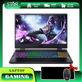 Laptop Acer Nitro 5 Tiger AN515-58-52SP (NH.QFHSV.001): I5 12500H, RTX 3050 4G, Ram 8G, SSD NVMe 512G, Win11, RGB Keyboard, 15.6”FHD IPS 144Hz (Obsidian Black)