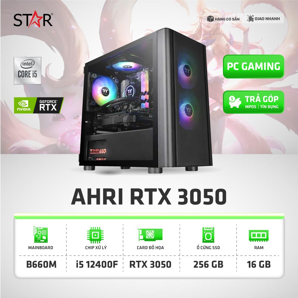 Cấu Hình Gaming AHRI RTX 3050 Cấu Hình Gaming AHRI RTX 3050