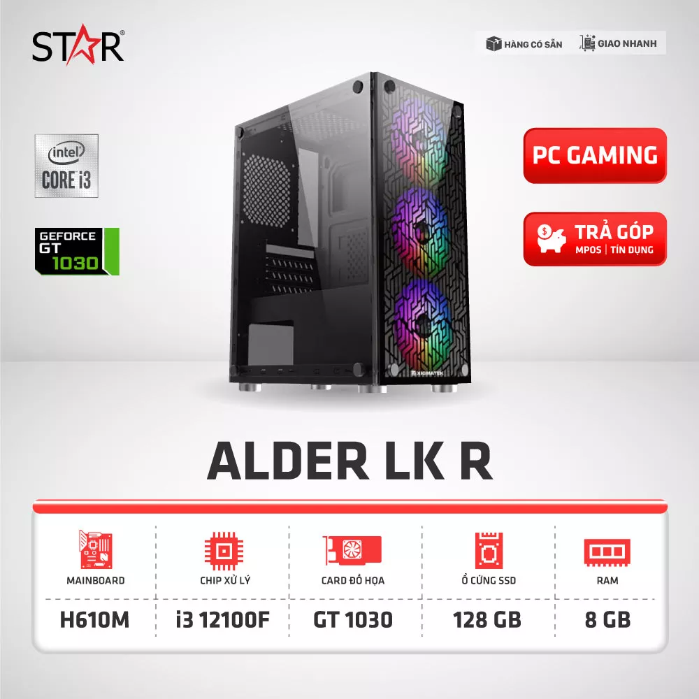 Cấu Hình Gaming ALDER LK 12100F