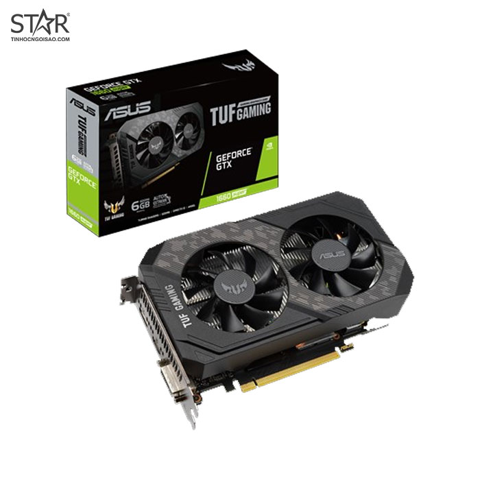VGA Asus GTX 1660 Super 6G GDDR6 TUF Gaming (TUF-GTX1660S-6G-GAMING) VGA Asus GTX 1660 Super 6G GDDR6 TUF Gaming (TUF-GTX1660S-6G-GAMING)