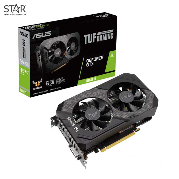 VGA Asus GTX 1660Ti 6G GDDR6 TUF Gaming EVO (TUF-GTX1660TI-6G-EVO-GAMING) VGA Asus GTX 1660Ti 6G GDDR6 TUF Gaming EVO (TUF-GTX1660TI-6G-EVO-GAMING)
