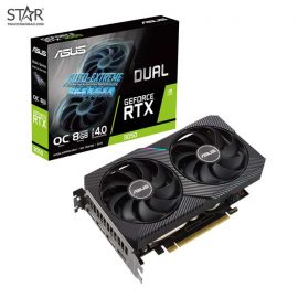 VGA Asus RTX 3050 8GB GDDR6 Dual OC Edition (DUAL-RTX3050-O8G)