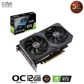 VGA Asus RTX 3060 12G GDDR6 Dual OC Edition V2 LHR (DUAL-RTX3060-O12G-V2)