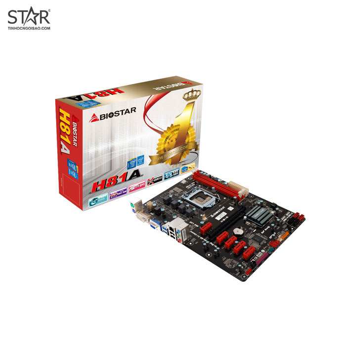 Mainboard Biostar H81A Chính Hãng Mainboard Biostar H81A Chính Hãng