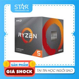 CPU AMD RYZEN 5 3600 (3.6GHz Up to 4.2GHz, AM4, 6 Cores 12 Threads) Box Chính Hãng
