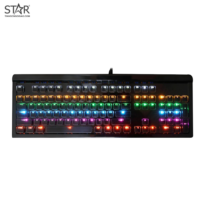 Bàn Phím Cơ Bosston MK921 Rainbow Blue Switch (Đen) Bàn Phím Cơ Bosston MK921 Rainbow Blue Switch (Đen)