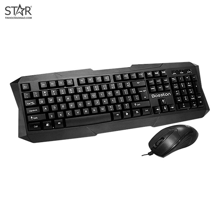 Combo Phím Chuột Bosston S6600 Chính Hãng (Đen) Combo Phím Chuột Bosston S6600 Chính Hãng (Đen)