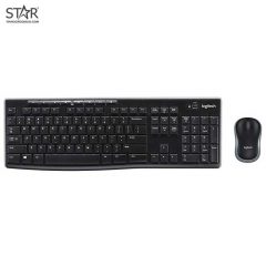 Combo Phím Chuột Không Dây Logitech MK270R Chính Hãng (Đen)