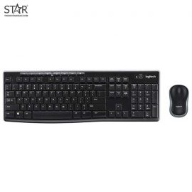 Combo Phím Chuột Không Dây Logitech MK270R Chính Hãng (Đen)