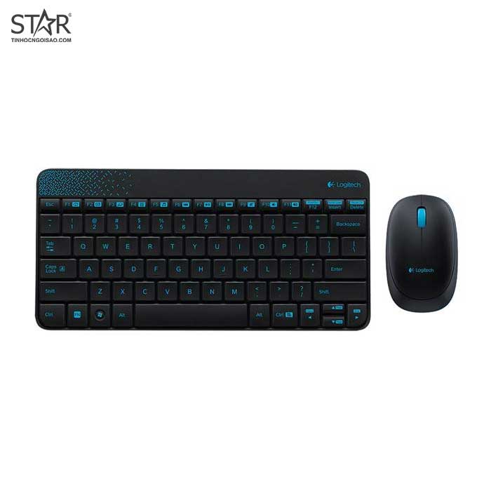Combo Phím Chuột Không Dây Logitech MK240 Chính Hãng (Đen lục nhạt) Combo Phím Chuột Không Dây Logitech MK240 Chính Hãng (Đen lục nhạt)