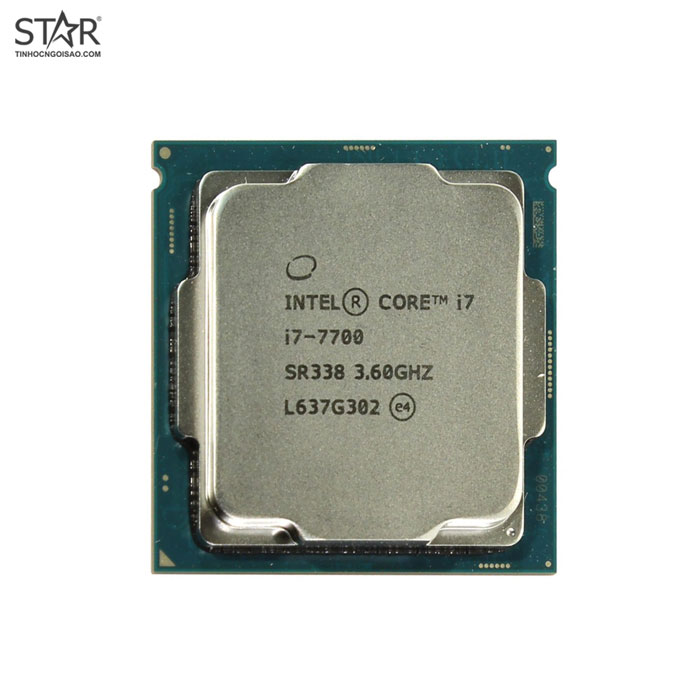 CPU Intel Core i7 7700 (4.20GHz, 8M, 4 Cores 8 Threads) TRAY chưa gồm Fan CPU Intel Core i7 7700 (4.20GHz, 8M, 4 Cores 8 Threads) TRAY chưa gồm Fan