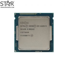 CPU intel xeon E3 1226v3, 3.30GHz, 8M TRAY chưa gồm Fan