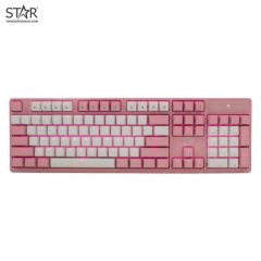 Dare-U EK1280s White Pink Led Gaming