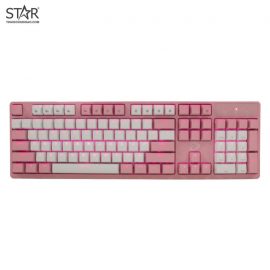 Bàn Phím Cơ Dare-U EK1280s White Pink Led Gaming Red Switch (Hồng Trắng)