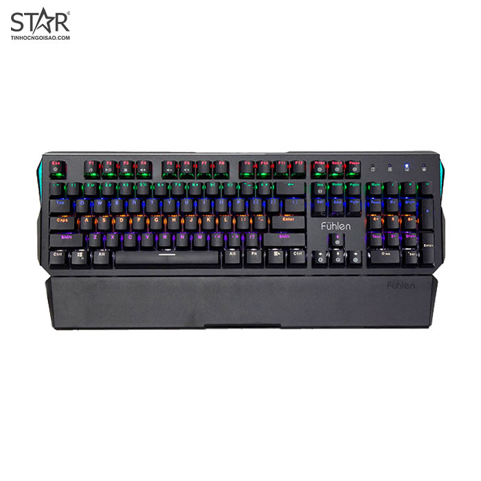 Bàn Phím Cơ Fuhlen Destroyer Led Rainbow Switch Quang Học (Đen) Bàn Phím Cơ Fuhlen Destroyer Led Rainbow Switch Quang Học (Đen)