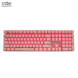 Bàn Phím Cơ Dare-U EK810 Glorious Queen Led Gaming Brown Switch (Hồng)