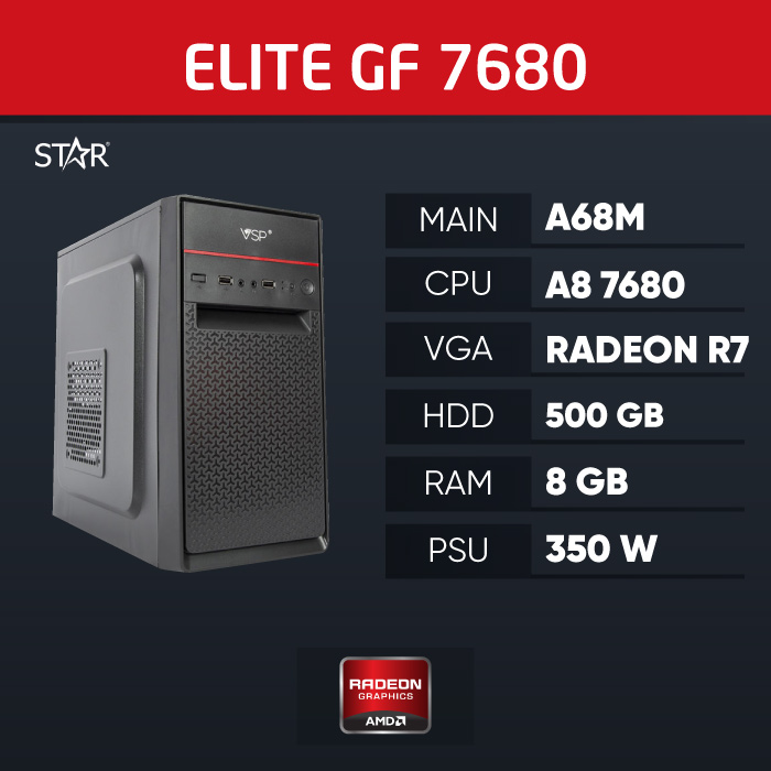 Cấu Hình Gaming ELITE GF 7680 Cấu Hình Gaming ELITE GF 7680