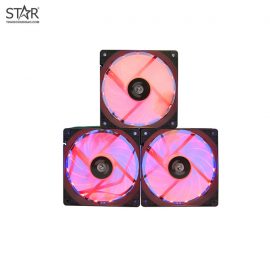Fan Case Redragon GC-F006 12cm RGB Pack 3 Fan (Hub + Remote)