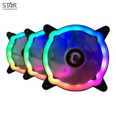 Fan Case Jetek JBC–K312ORGB–PROII 12cm RGB (Pack 3 Fan)
