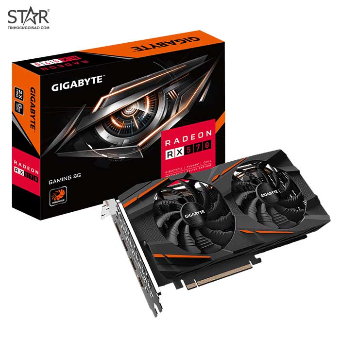 VGA Radeon RX570 8G Gigabyte Gaming 2 Fan (GV-RX570Gaming-8GD) VGA Radeon RX570 8G Gigabyte Gaming 2 Fan (GV-RX570Gaming-8GD)