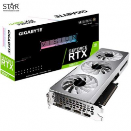 VGA Gigabyte RTX 3060Ti VISION OC 8G 3 Fan (GV-N306TVISION OC-8GD)