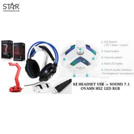 Giá Treo Tai Nghe Ovann H2S (Đỏ)