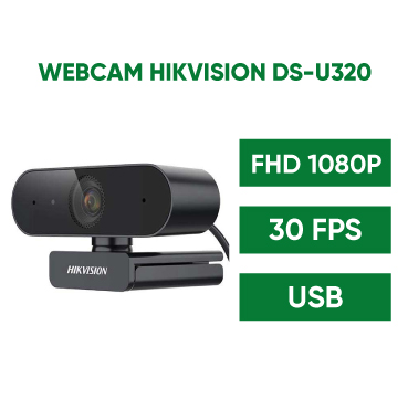 Webcam Hikvision DS-U320 Full HD 1080P Webcam Hikvision DS-U320 Full HD 1080P