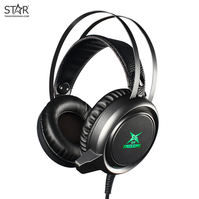 Tai Nghe Eaglend Q5 7.1 Surround Gaming Led (Đen Xám) Tai Nghe Eaglend Q5 7.1 Surround Gaming Led (Đen Xám)