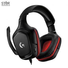 Tai Nghe Logitech G331 Stereo Gaming Headset (Đen Cam)