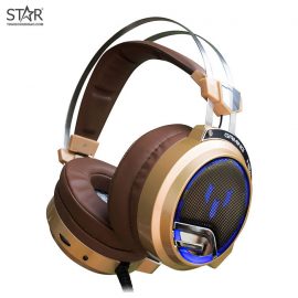 Tai Nghe SoundMax AH-318 Gaming Led (Nâu)