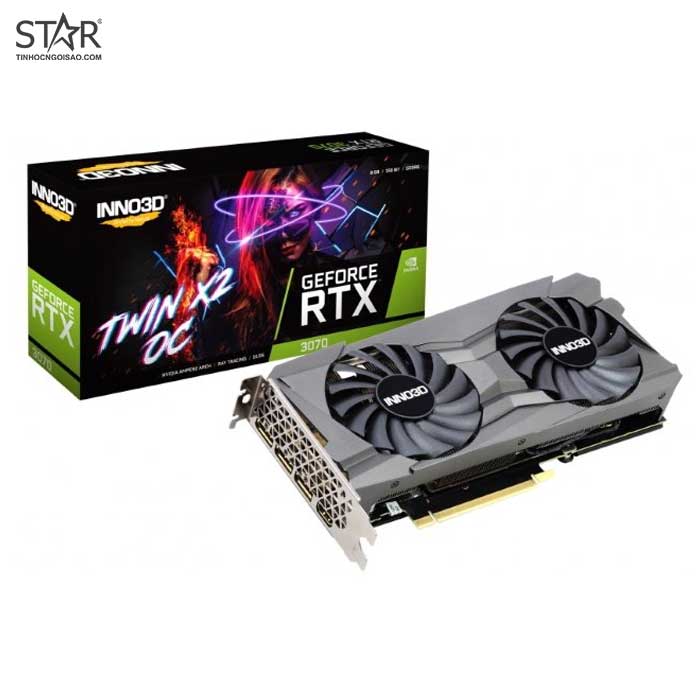 VGA INNO3D RTX 3070 8G GDDR6 Twin X2 OC V2 (N30702-08D6X-171032LH-V2) VGA INNO3D RTX 3070 8G GDDR6 Twin X2 OC V2 (N30702-08D6X-171032LH-V2)