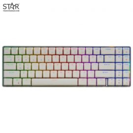 Bàn Phím Cơ Royal Kludge RK71 Pro RGB Red Switch Wireless (Trắng)