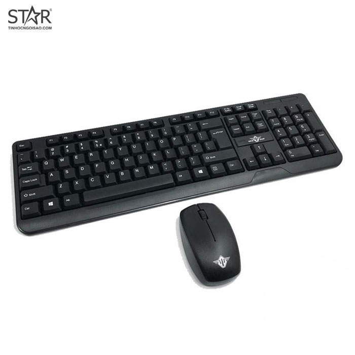 Combo Phím Chuột Warship KM200 Chính Hãng (Đen) Combo Phím Chuột Warship KM200 Chính Hãng (Đen)