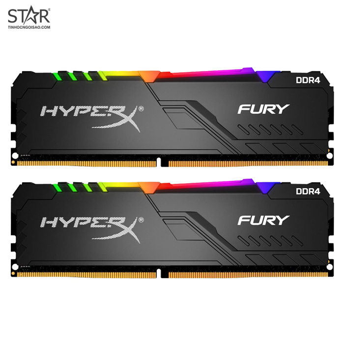 Ram DDR4 Kingston 32G/3200 HyperX Fury RGB (2x 16GB) (HX432C16FB3AK2/32) Ram DDR4 Kingston 32G/3200 HyperX Fury RGB (2x 16GB) (HX432C16FB3AK2/32)
