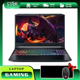 Laptop Acer Nitro 5 Eagle AN515-57-5669 (NH.QEHSV.001): I5 11400H, GTX 1650 4G, Ram 8G, SSD NVMe 512G, Win11, RGB Keyboard, 15.6”FHD IPS 144Hz (Đen)