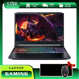 Laptop Acer Nitro 5 Eagle AN515-57-71VV (NH.QENSV.005): I7 11800H, RTX 3050 4G, Ram 8G, SSD NVMe 512G, Win11, RGB Keyboard, 15.6”FHD IPS 144Hz (Đen)