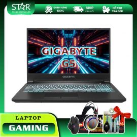 Laptop Gigabyte G5 KC-5S11130SB: i5 10500H, VGA RTX 3060 6G, Ram 16G, SSD NVMe 512G, Win11, RGB Keyboard, 15.6”FHD IPS 144Hz (Đen)