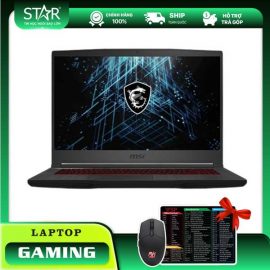 Laptop MSI Gaming GF63 Thin 11UD-628VN: I7-11800H, RAM 8GB DDR4, 512GB SSD NVMe PCIe, RTX 3050 Ti Max-Q 4GB, Win 11, 15.6″ FHD 60Hz (Đen)