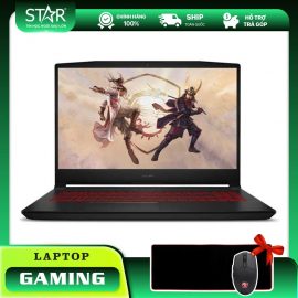Laptop MSI Katana GF66 11UC-641VN: i7 11800H, RTX 3050 4G, Ram 8G, SSD NVMe 512G, Win10, Led Keyboard, 15.6”FHD IPS 144Hz (Đen)