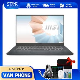 Laptop MSI Modern 15 A11M-1024VN: I5-1155G7, Ram 8GB, SSD 512GB, 15.6″ FHD (Xám)
